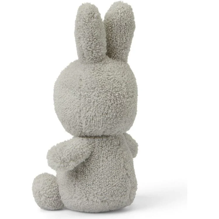 Miffy Sitting Terry Light Grey 9" - Image 3