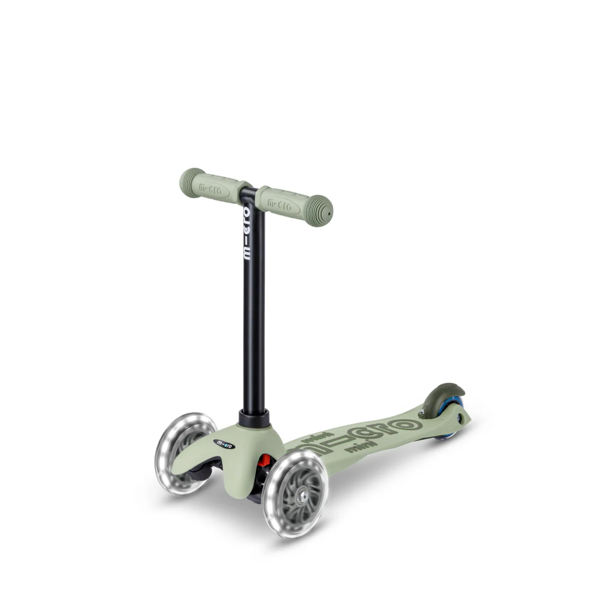 Mini Deluxe Rock & Go LED Scooter - Olive Sage - Image 7