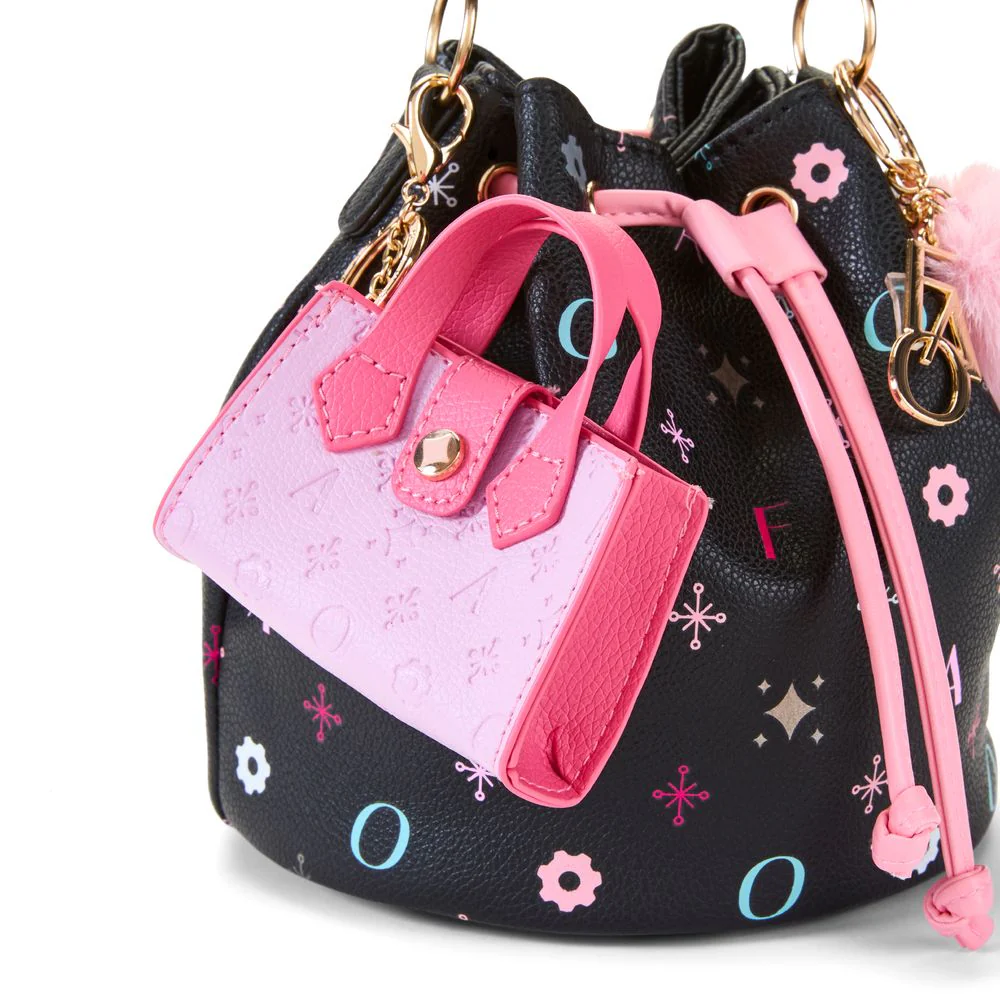 Rockefeller Mini Top Handle Tote Bag Charm - Image 4