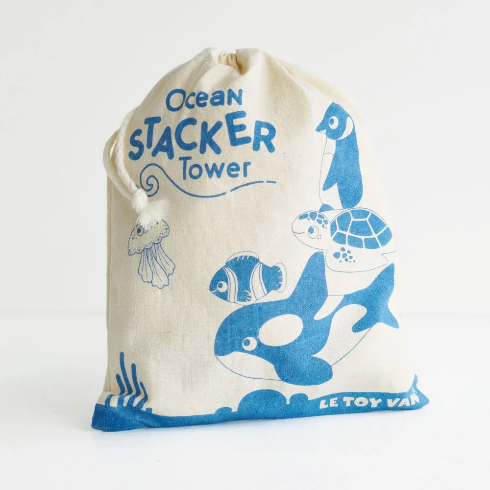 Ocean Life Stacking Animals & Bag - Image 8