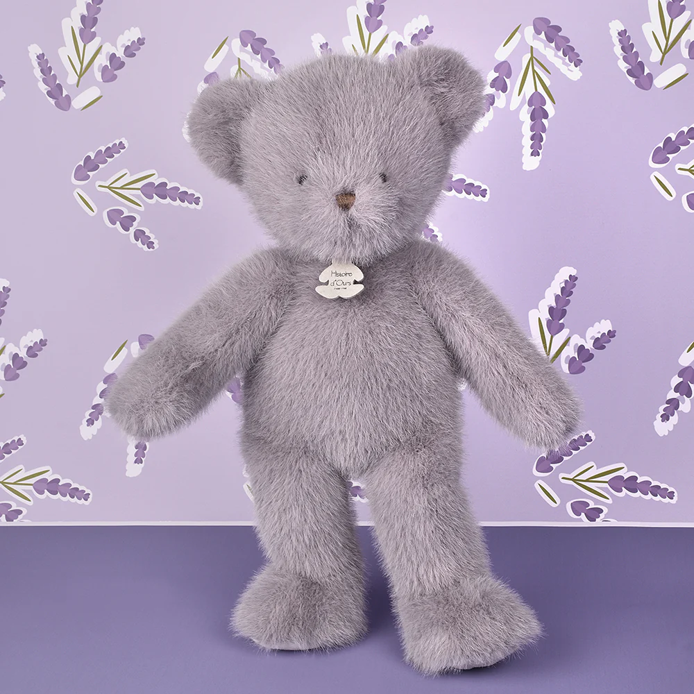 Small Teddy Bear - Grey Lavender - Image 2