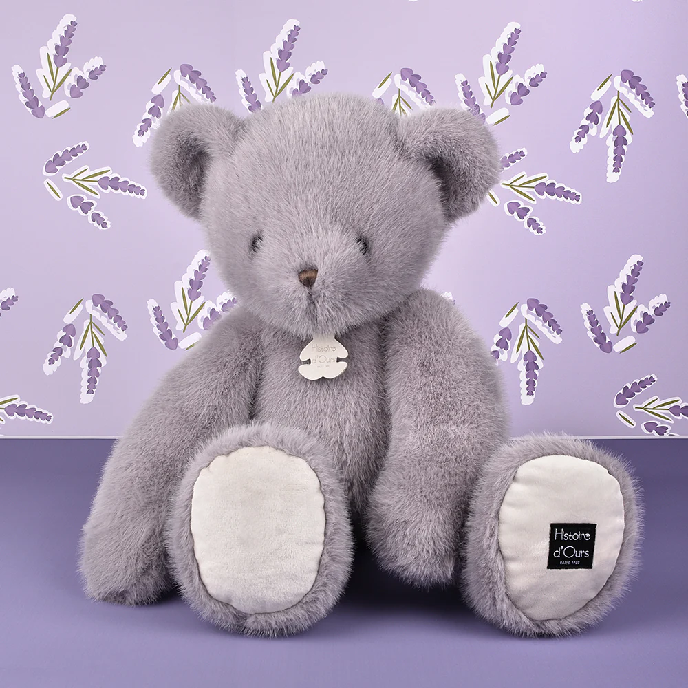 Large Teddy Bear - Grey Lavender - Image 2