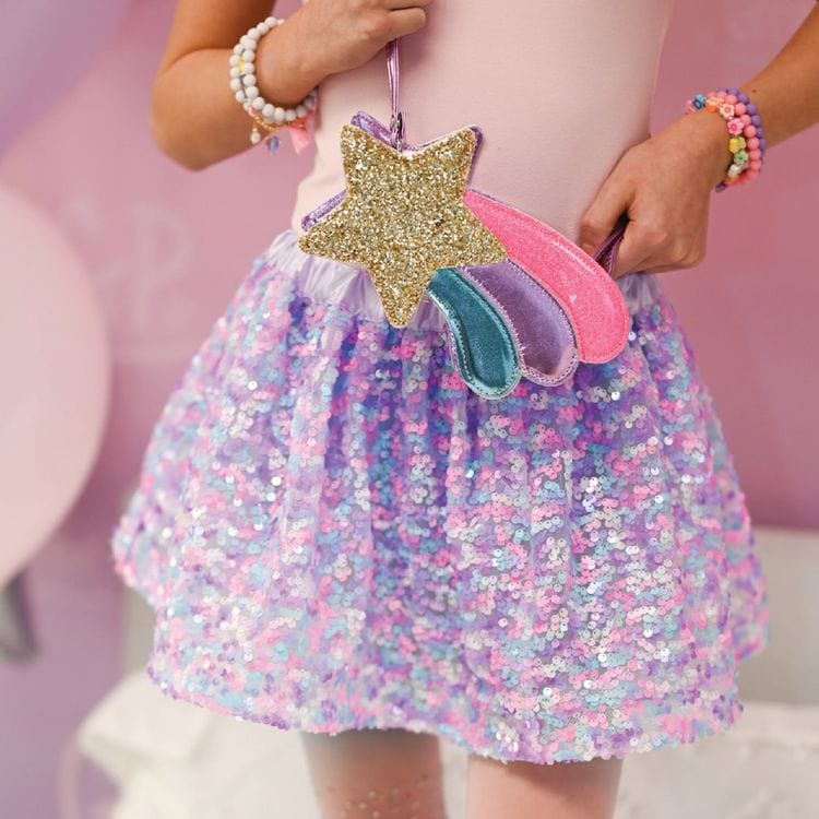 Purple Party Sequins Skirt - Size 4-6 Years - Image 2