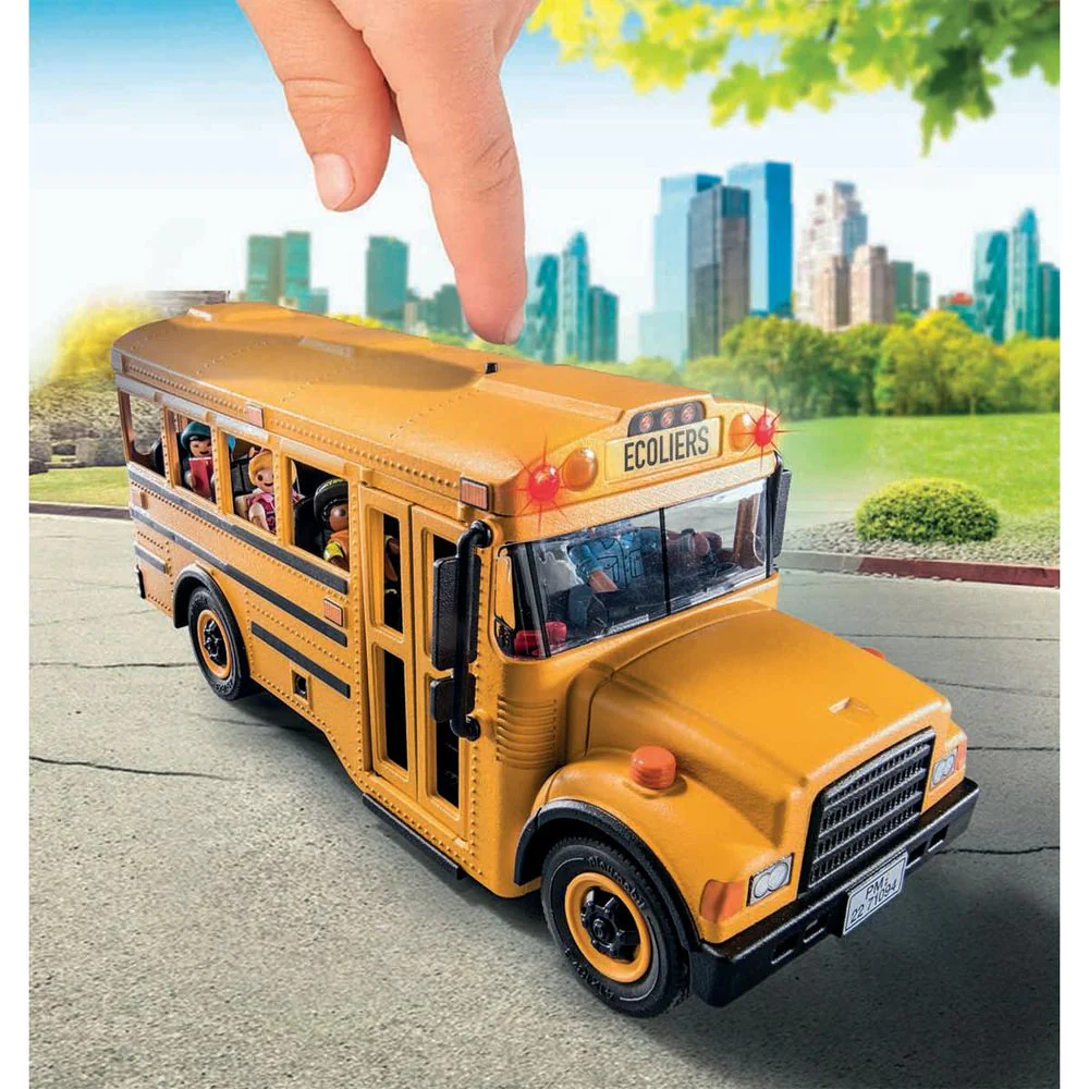 School Bus with Accessories and 4 Figures - Image 2