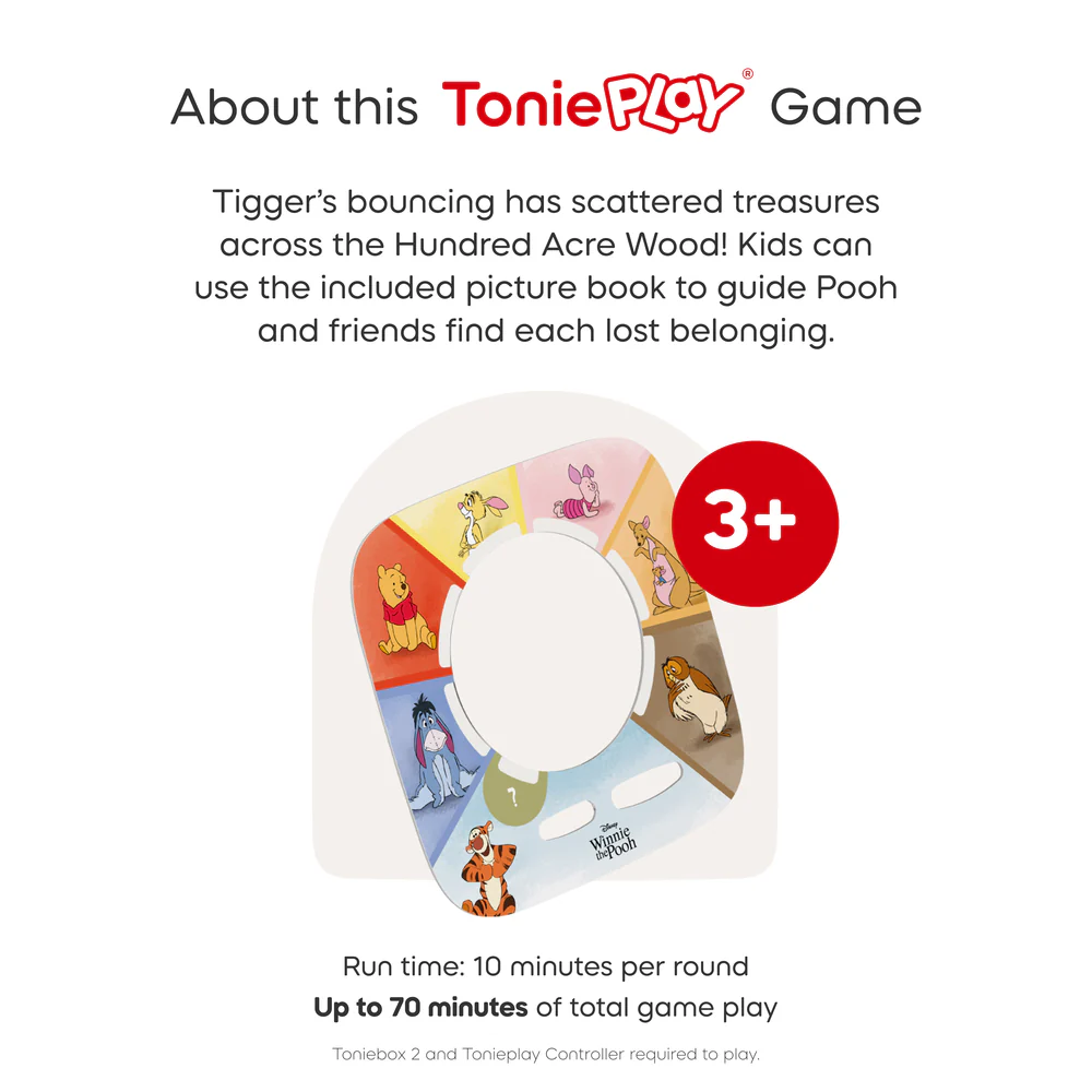 Tonies Disney Winnie the Pooh Toniebox 2 Play Set - Sunset Red - Image 6
