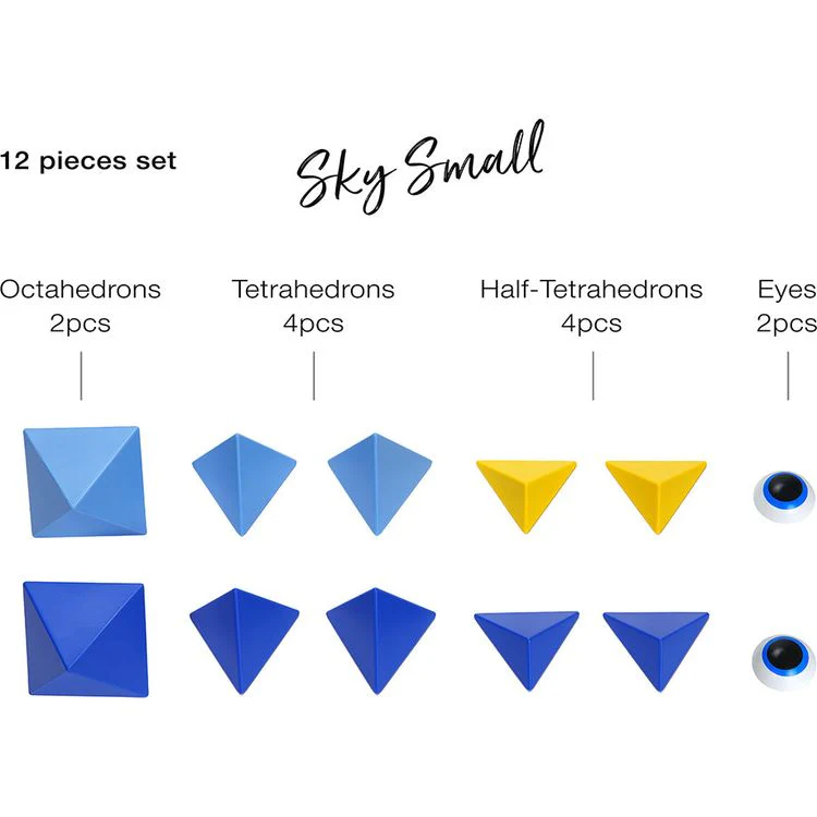 Trido Sky Small Magnet Building Set - 12 Pieces - Image 2