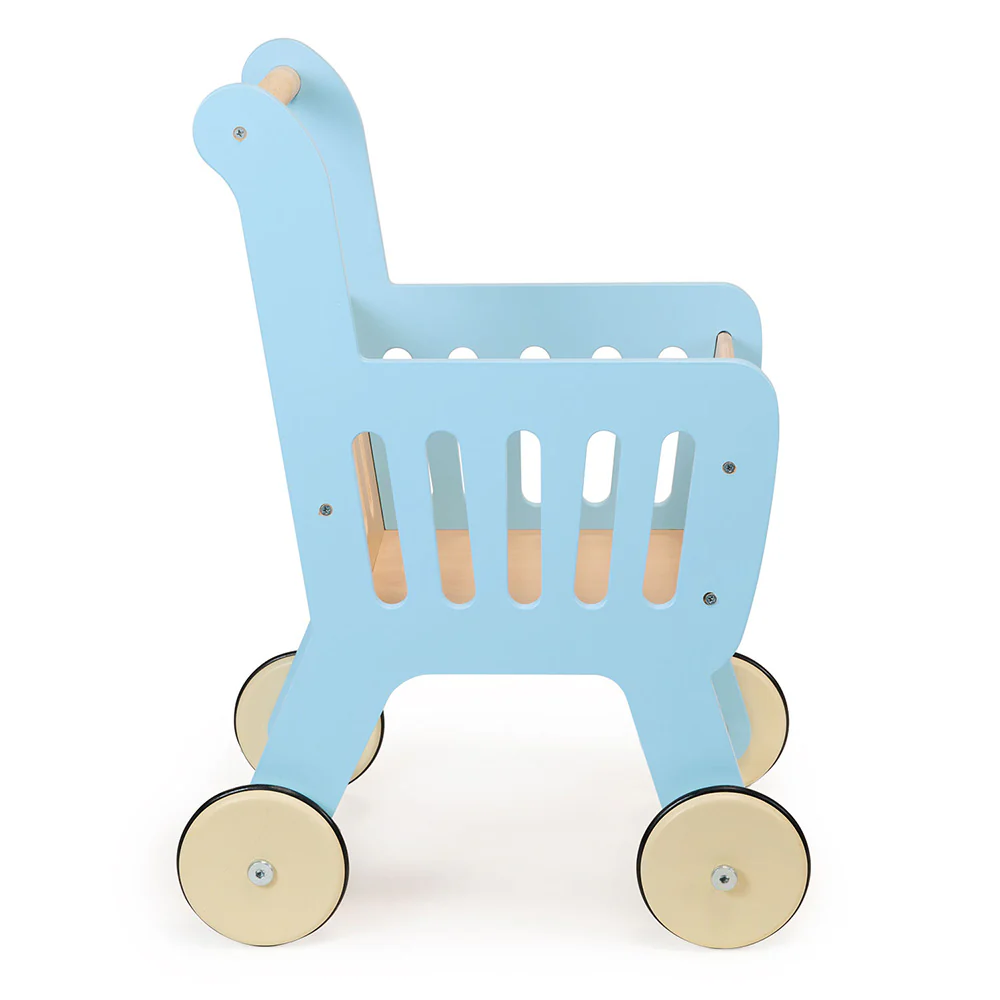Wood Shopping Cart - Image 3