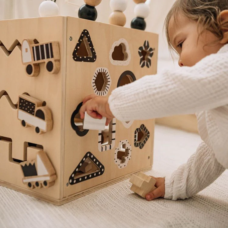 Wooden Activity Busy Box - Image 2